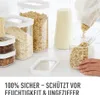 emsa Schüttdose / Trockenvorratsdose 1,0 L schwarz/weiß Produktbild-Vorschau 6