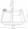 Edelstahlspüle Quantum 75x45cm revolutionär mit Produktbild-Vorschau 4