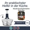 Manueller Gemüse und Obstschneider, Multizerkleinerer 1,5L Produktbild-Vorschau 6
