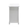 A side view of a white wooden nightstand. Anteprima dell’immagine prodotto