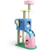 A multi-level cat tree with an elephant-shaped design, featuring multiple platforms, cubbies, and scratching posts. Podgląd zdjęcia produktu