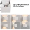 ZMH Led Wandleuchte 4ER Aussen Weiß Wandlampe G9 Warmweiß Produktbild-Vorschau 3
