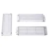 Three transparent plastic filters for a robot vacuum cleaner are arranged on a white background. Náhľad obrázku produktu