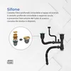 ANW HOME Lavello da cucina, lavello da incasso a doppia Anteprima dell’immagine prodotto 8