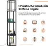 COSTWAY lampada da terra con 3 livelli, 2 porte USB, Anteprima dell’immagine prodotto 3