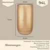 Blumentopf Camiel gold 71cm - hoher runder Pflanzkübel aus Produktbild-Vorschau 2