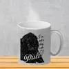 I'm not a dog I am a Puli! Glitzer-Kaffeebecher in schwarz Produktbild-Vorschau 3