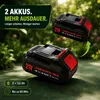 2-in-1 Akku-Bodenfräse, 100mm, elektrische Gartenfräse Mit Produktbild-Vorschau 5