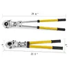 Pince à sertir VEVOR U16, U20, U25, U32, TH16, TH20, TH26, Voir les images du produit 8