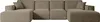 ALTDECOR Ecksofa in U-Form Corner Sofa Bett Eckcouch Couch Produktbild-Vorschau 2