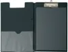 MAUL Schreibmappe A5 Hochformat Karton Folie schwarz Produktbild-Vorschau 2