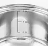 Set Edelstahltöpfe mit Silikongriffen Gas-Induktion 8 Stück Produktbild-Vorschau 11