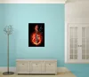 Wallario selbstklebendes Poster - Brennende Gitarre, Größe: Produktbild-Vorschau 3