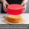 Silikon Backform Rund – Antihaft Backform, 15 cm, Produktbild-Vorschau 4