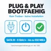 BRAINZAP mSATA 50*30 mm SSD auf 2,5-Zoll SATA 3 III Produktbild-Vorschau 6