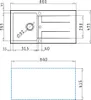 Format *Spülen* Einbauspüle Granit Athlos 1 carbon Produktbild-Vorschau 9