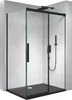 doporro Duschkabine Schwarz 75x120x195cm Eckdusche Produktbild-Vorschau 6
