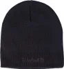 A black Timberland beanie is shown from the front against a white background. Náhled obrázku produktu