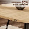 Tavolo da pranzo allungabile Flieks, adatto per 4-6 Anteprima dell’immagine prodotto 6