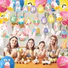 Latex Ballons Papier Girlande Banner 3m Ostern Dekoration Produktbild-Vorschau 5