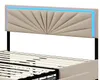 INONEFT Doppelbett Polsterbett 160x200cm, Stauraumbett mit Produktbild-Vorschau 12