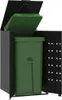 vidaXL Box na odpadky pro 1 odpadkový koš černý 69x79x117 Náhled obrázku produktu 2