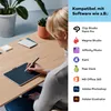 Wacom Intuos One Medium, Verkabelt & Kabellos, 216 x 135 Anteprima dell’immagine prodotto 8