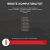 Marketing image showing compatibility information for an Opel car radio installation kit. Produktbild-Vorschau