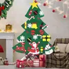 Vianočný stromček s odnímateľnými plstenými ozdobami DIY Náhľad obrázku produktu 6