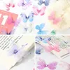 100 Stück 3D Schmetterlinge Organza mit Strasss Produktbild-Vorschau 6