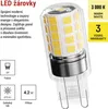 LED žárovka Classic JC / G9 / 4,2 W (40 W) / 470 lm / teplá bílá / 2 ks Náhled obrázku produktu