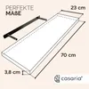 Casaria 2x Mensola da Parete Sospesa Bianca Staffa 50-110 Anteprima dell’immagine prodotto 3