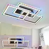 ZMH LED Deckenleuchte Schwarz Deckenlampe lampe Dimmbar mit Produktbild-Vorschau 1