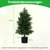 COSTWAY Plante artificielle cèdre 80 cm, plante Voir les images du produit 3