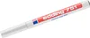 A white Edding 751 paint marker with red and blue accents on the barrel. Produktbild-Vorschau