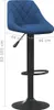 Barhocker DUKE höhenverstellbar 2er Set Blau Samt  | Produktbild-Vorschau 9