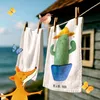 Mr. & Mrs. Panda Handtuch Kaktus Hut - Weiß - Geschenk, Produktbild-Vorschau 2