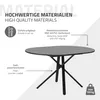 ML-Design Esstisch ausziehbar rund 100-140 cm Grau meliert Produktbild-Vorschau 7