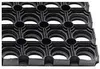 Fußmatte offene Ringe schwarz Gum.L400xB600xS22mm Produktbild-Vorschau 5