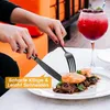 Besteck Set Schwarz, 30 Teilig Edelstahl Besteckset für 6 Produktbild-Vorschau 4