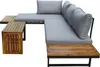 LC Garden »Sungardo« Gartenlounge Set 3tlg. Anthrazit aus Produktbild-Vorschau 2