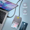AXAGON CRE-SM3TC smart card reader USB-C 1.2m cable Anteprima dell’immagine prodotto 7