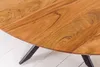 Massiver Esstisch GALAXIE 130cm rund natur Akazienholz Produktbild-Vorschau 7