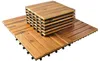 10er Set Holzfliesen Terrassenfliesen 30x30cm Balkon Produktbild-Vorschau 1