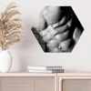 DEQORI Glasbild Echtglas 55x48 cm 'Schattenspiel' Wandbild Produktbild-Vorschau 3