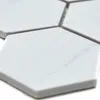 Keramik Mosaikfliesen Zyrus Carrara Hexagon 51 Produktbild-Vorschau 1