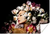 MuchoWow® Poster Frauen - Blumen - Rosen - Porträt 120x80 Produktbild-Vorschau 1