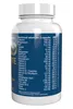 A close-up view of a white supplement bottle with a blue label displaying nutritional information. Náhled obrázku produktu