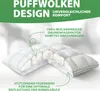 Welldora Premium Kopfkissen 40x80 - 100% Daunenfasern & Produktbild-Vorschau 2