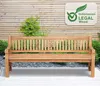 CLP Teakbank Jackson V2 Gartenbank mit Rückenlehne Produktbild-Vorschau 3